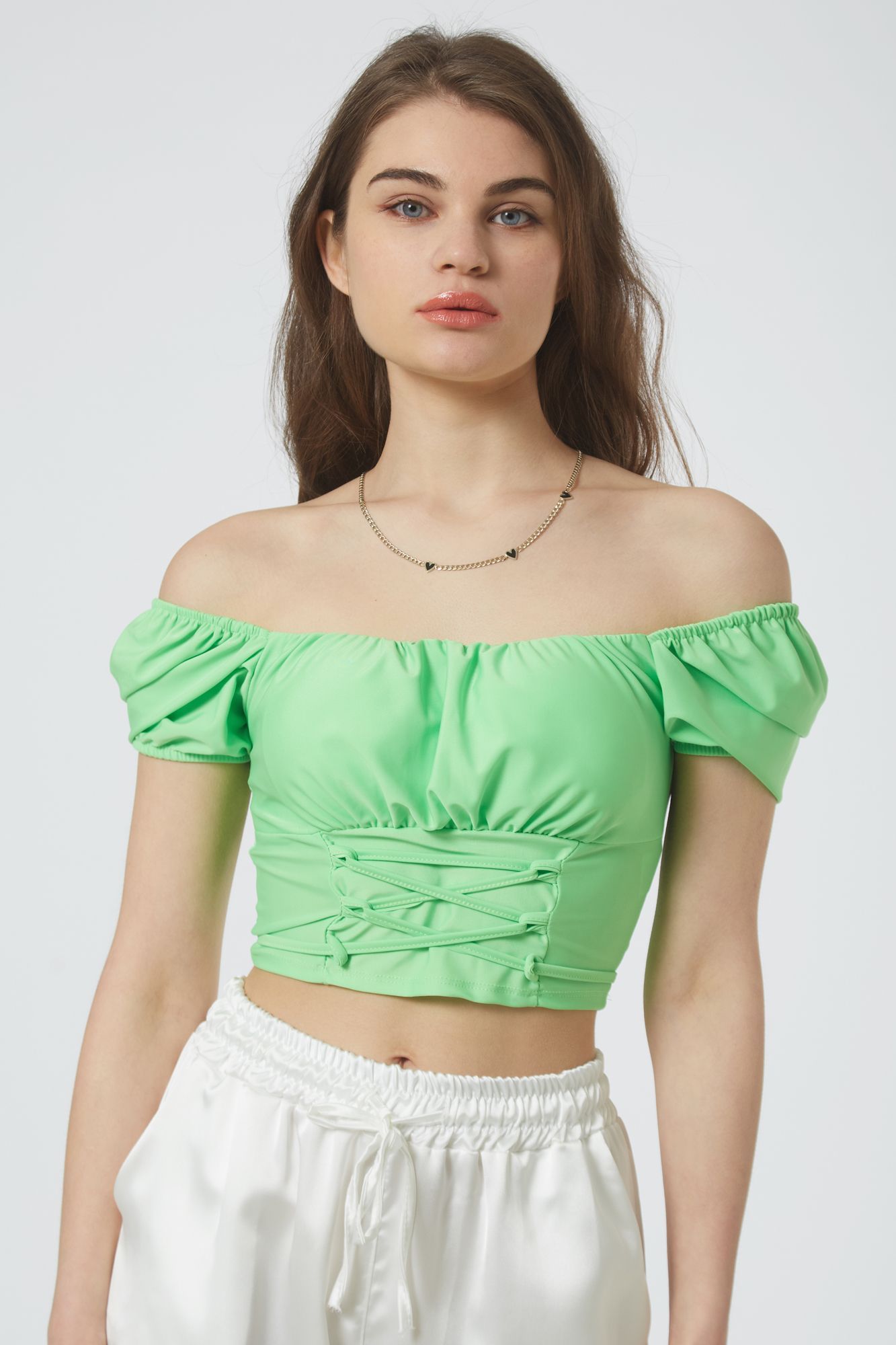 Crop top tie back 